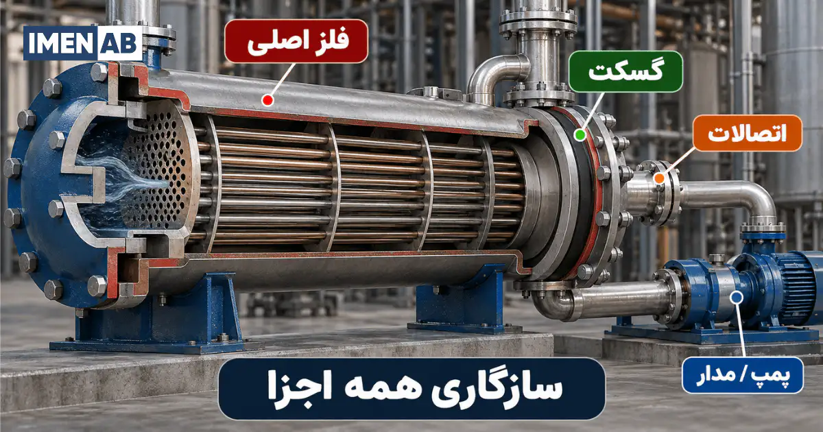 بررسی سازگاری متریال تجهیزات با اسید دیسکلر